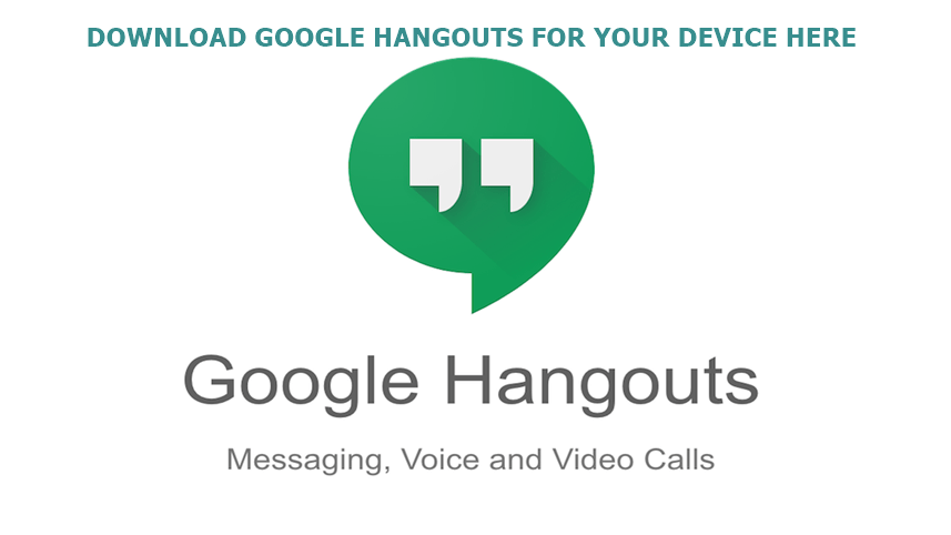 Google hangouts free download for pc